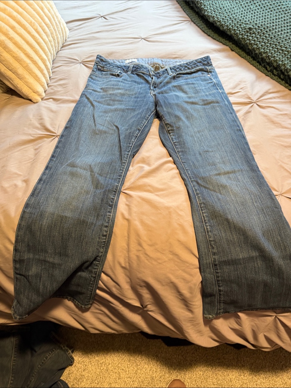 GAP Women's Boot Cut Jeans in Faded Blue Denim